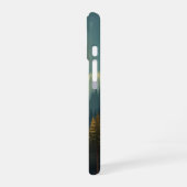 レトロな森の月明かり iPhone 16ケース (左側面)