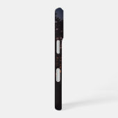 レトロな森林のシルエット iPhone 16ケース (右側面)