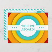 レトロな歓迎 ポストカード (正面/裏面)