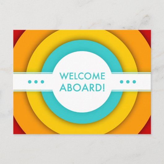 レトロな歓迎 ポストカード (正面)