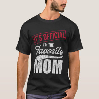レトロな母の日のプレゼント ママ大好き Tシャツ