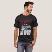 レトロな母の日のプレゼント ママ大好き Tシャツ (正面フル)