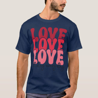 レトロな毎日愛してる Tシャツ
