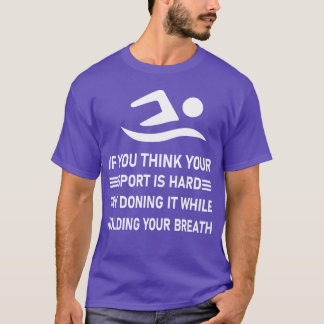 レトロな水泳友達 Tシャツ