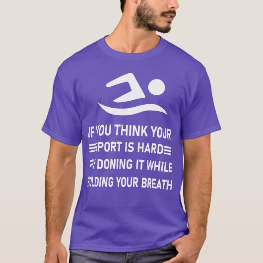 レトロな水泳友達 Tシャツ (正面)