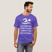 レトロな水泳友達 Tシャツ (正面フル)