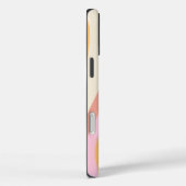 レトロな波のガーリーな名前入りカスタムグッズ Case-Mate iPhoneケース (裏面 / 右)
