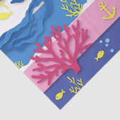 レトロな海の水彩模様 (16) 薄葉紙 (詳細)