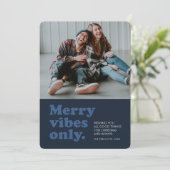 レトロな海メリー軍のクリスマス写真だけを見る シーズンカード (スタンド正面)