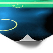 レトロな海水浴 ポスター (角)