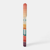 レトロな海洋層 iPhone 16ケース (右側面)