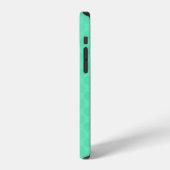 レトロな淡緑色の円模様 Case-Mate iPhone iPhoneケース (左側面)