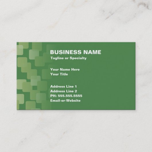 レトロな滝 名刺 (正面)