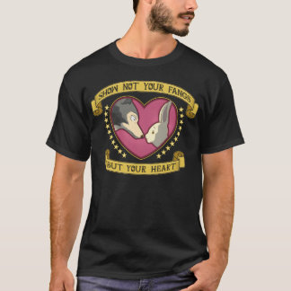 レトロな牙を隠せ Tシャツ