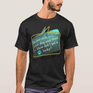 レトロな犬の動物の美学 Tシャツ