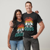 レトロな犬好きのためのデザイン Tシャツ (ユニセックス)