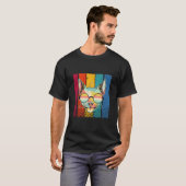 レトロな犬 Tシャツ (正面フル)