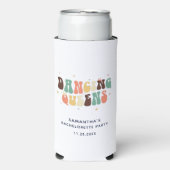 レトロな独身最後の夜のディスコ 70年代のダンシングクイーン スリム缶クーラー (Seltzer正面)