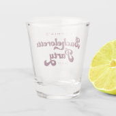レトロな独身最後の女友達パーティー用ショットグラス ショットグラス (裏面)