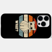 レトロな猫のナイフ 猫 可愛い猫 母の日 母 Case-Mate iPhoneケース (裏面 (横))