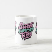 レトロな甘い夏の時間 コーヒーマグカップ (中央)