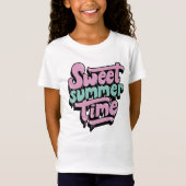 レトロな甘い夏の時間 Tシャツ (正面)