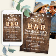 レトロな田舎風エンゲージメントパーティー