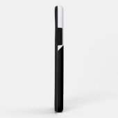 レトロな白黒のモノグラムのイニシャル Case-Mate iPhoneケース (裏面/右)