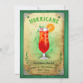 レトロな看板パーティー招待状 招待状 (正面)