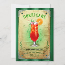 レトロな看板パーティー招待状 招待状