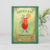 レトロな看板パーティー招待状 招待状 (スタンド正面)