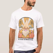 レトロな秋が私の一番好きな色 - 秋のTシャツ Tシャツ (正面)