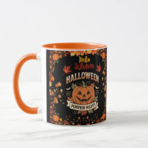 レトロな秋のハロウィンパーソナライズドパンプキン