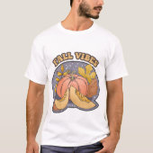 レトロな秋の雰囲気 - 秋のTシャツ Tシャツ (正面)