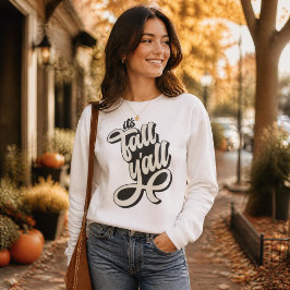 レトロな秋のTシャツ スウェットシャツ