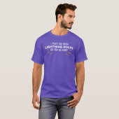 レトロな稲妻ボルトで遊ぶ私 順調 Retro Tシャツ (正面フル)