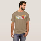 レトロな紅茶と本の朗読 Tシャツ (正面フル)