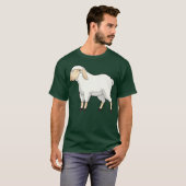 レトロな羊のデザイン Tシャツ (正面フル)