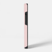 レトロな花のグラフィック iPhoneケース (左側面)