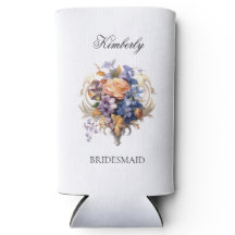 レトロな花のドレスの仲間達へのプロポーズギフト