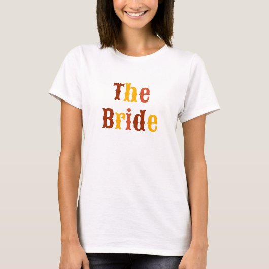 レトロな花嫁のバチェラー・パーティー Tシャツ (正面)