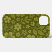 レトロな花柄のiPhoneケース Case-Mate iPhoneケース (裏面 (横))
