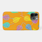 レトロな葉の模様 Case-Mate iPhoneケース (裏面(横))