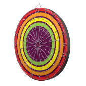 レトロな虹 ダーツボード (正面右)