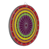 レトロな虹 ダーツボード (正面左)