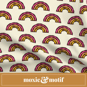 レトロな虹 ヴィンテージ カリフォルニア サーファー カラー クッション