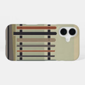 レトロな街のフェンス iPhone 16ケース (裏面横)