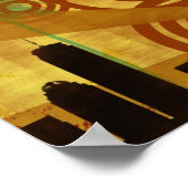 レトロな街並み ポスター (角)