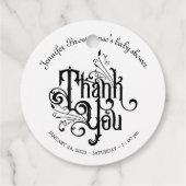 レトロな装飾 ホラー ゴシック ベイビー フェイバータグ (裏面)