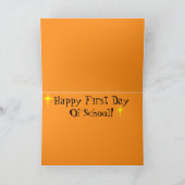 レトロな親へ　ハッピーメッセージカード カード (内部)